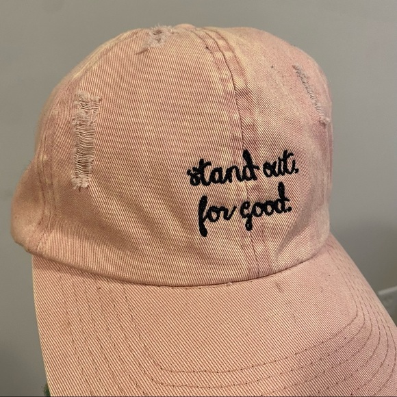 Stand Out For Good Pink Baseball Cap - Picture 5 of 13